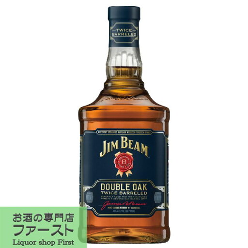 【2種類のオーク樽で熟成させた複雑な味わい!】 ジムビーム ダブルオーク 43度 700ml(正規輸入品) 【2種類のオーク樽で熟成させた複雑な味わい!】 ジムビーム ダブルオーク 43度 700ml(正規輸入品)