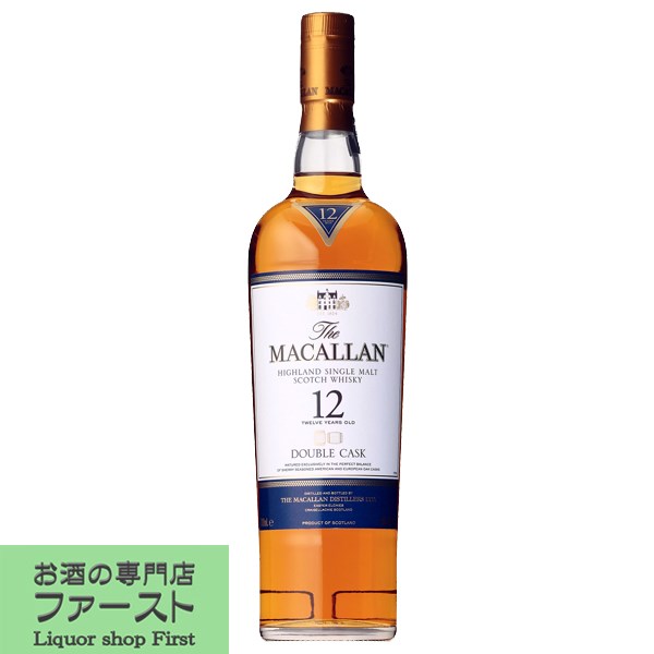 【2種類の樽で熟成した複雑な味わい！】　ザ・マッカラン　ダブルカスク　12年　40度　700ml(正規輸入品)