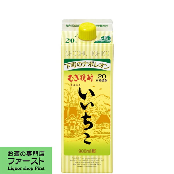 いいちこ　麦焼酎　20度　900mlパック(20度)