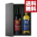 【送料無料・ワイン ギフトセット】南西フランス唯一の5つ星の評価を得たワイナリー! 赤&白 750ml×2本セット(豪華ギフト箱入り)(北海道・沖縄は送料+99...