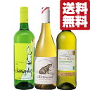 【送料無料・ワイン 飲み比べセット】 全て誰でも簡単に開栓できるスクリューキャップ!フランス産の白ワイン! 750ml×3本セット(北海道・沖縄は送料+990円...