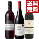 【送料無料・ワイン 飲み比べセット】 世界中に広まっている品種「シラーズ種」力強さと果実味の豊かさが魅力! 750ml×3本セット(北海道・沖縄は送料+990円...