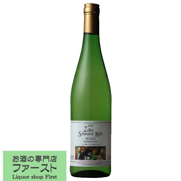 【フレッシュで甘みのバランスが素晴らしい！】　モーゼルランド　シュヴァルツェ・カッツ　やや甘口　白　750ml(スクリューキャップ)(正規輸入品)(10-1858)