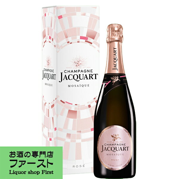 【有名メゾンよりワンランク上の造り・味わい！】　ジャカール　モザイク・ロゼ　シャンパーニュ　ロゼ泡　750ml(正規輸入品)(カートン箱入)