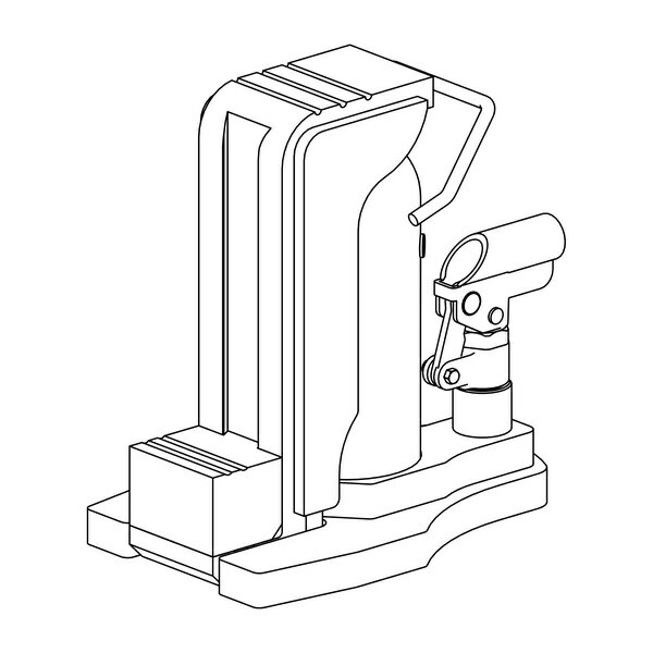 今野製作所(EAGLE イーグル) アタッチメントタイプ爪つきジャッキ(フリー) (旧型式：GU-100) EU-100
