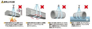 OH(オーエッチ工業)　吊具　ベルトスリング　3E-150-8.0　アピックスIIIE(両端アイ形)　最大使用荷重：5,000kg　長さ：8.0m　[受注生産品]