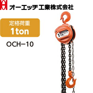 OH(オーエッチ工業)　チェーンホイスト　OCH-10　定格荷重：1.0t　標準揚程：2.5m 2