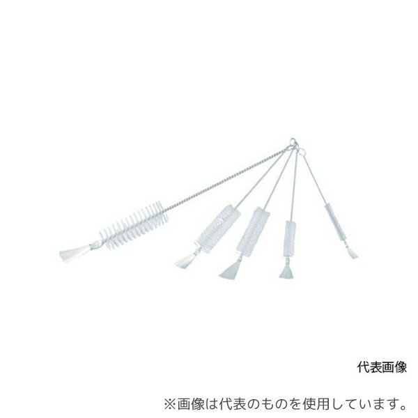 トラスコ中山 TBS-S20N 理化学ブラシ 注射器用 ナイロン毛 ステンレス柄20cc用