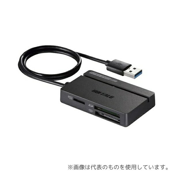 BUFFALO BSCR100U3BK USB3.0 マルチカードリーダー スタンダード ブラック