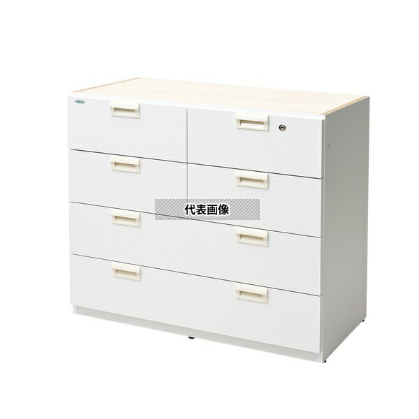 ナビス(アズワン) MC-LC ウッディ薬品棚 下段用 クローズ収納(4段)