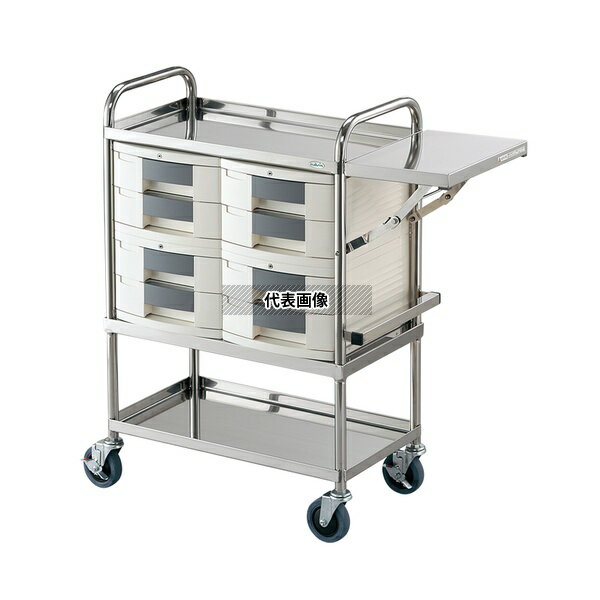 ナビス(アズワン) TSS-A2 とっても静かな処置車(トレイBOX) A4用