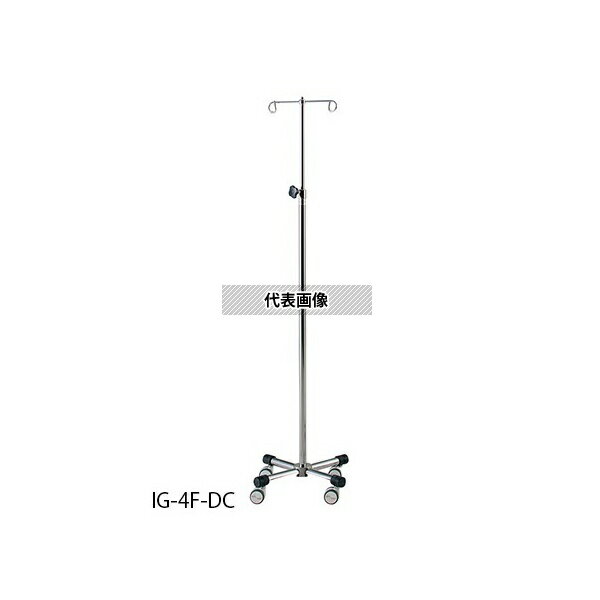 ナビス(アズワン) IG-4F-DC すいすい快適ガードル台(ゴミ除けキャスター仕様) 4輪キャスター