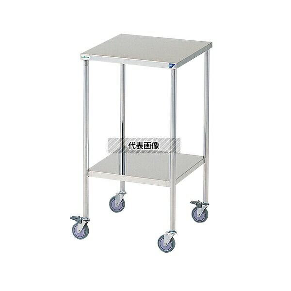 ナビス(アズワン) SQ-B スクエアワゴン 引出し無し 435×435×800mm