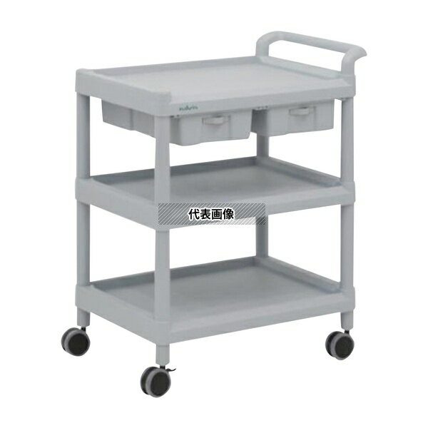 ナビス(アズワン) MSO21D モバイルストレージカート(引出し付) 3段 705×444×855
