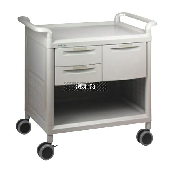 ナビス(アズワン) MS24B モバイルストアーカート 浅型2個・深型1個
