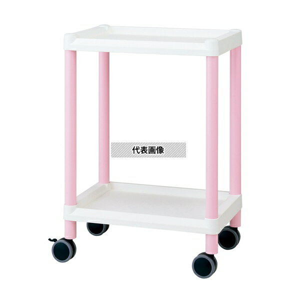 ナビス(アズワン) ME11A モバイルイージーカート 2段 540×370×770 ピンク