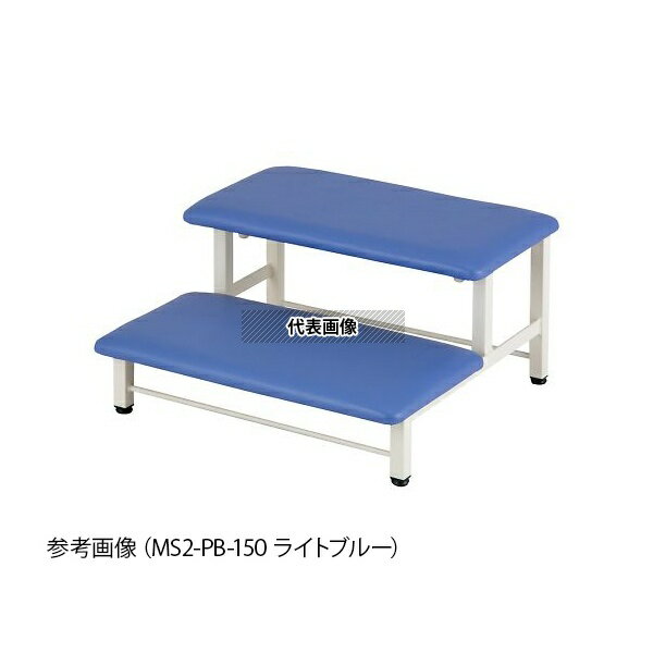 ナビス(アズワン) MS2-IV-200 ミニ踏み台 2段 560×595×200/400mm アイボリー