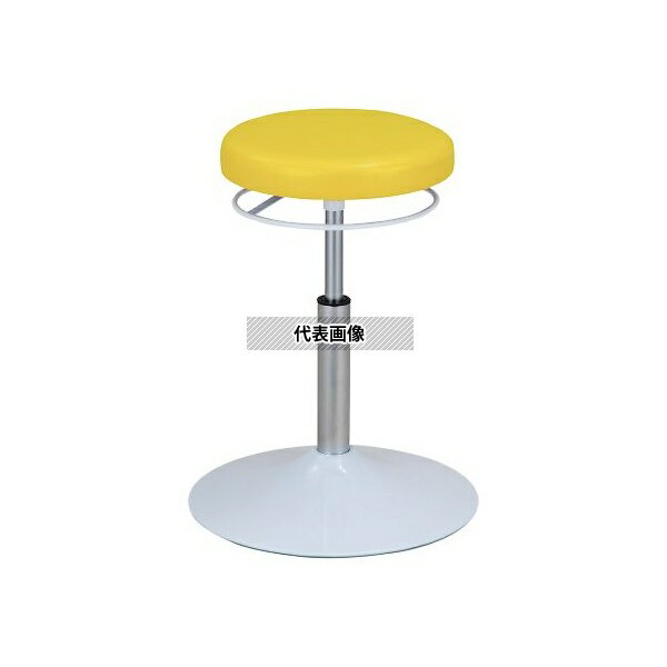 ナビス(アズワン) NC-YL 患者用ラウンドチェア イエロー