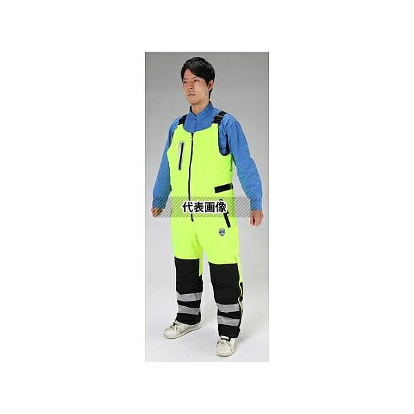 エスコ EA915GD-27 [M] 防寒オーバーオール(蛍光ライム)
