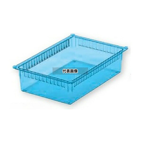 ナビス(アズワン) NRT-150BLCV アルティア スタンダードポリカトレー クリアブルー 600×400×160