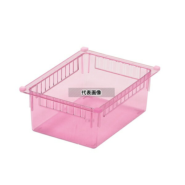 ナビス(アズワン) AHT-150PKCV アルティア ハーフポリカトレー クリアピンク 300×400×160