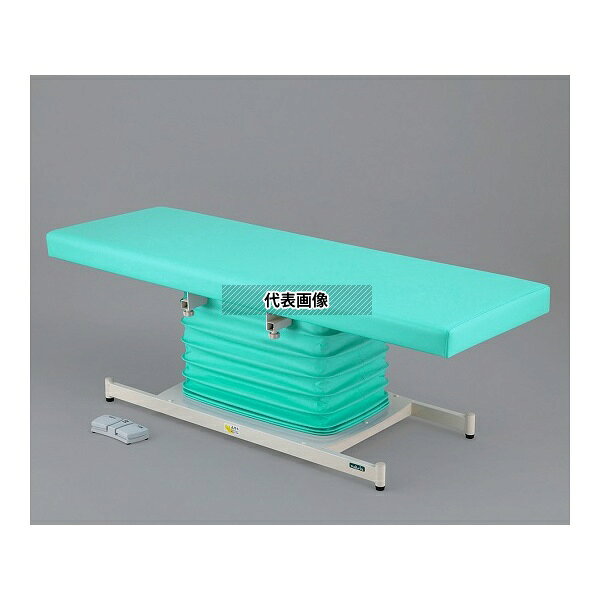 ナビス(アズワン) ATE-6518PG カラフル電動診察台 スタンダード 650×1800mm ライトグリーン [配送制限商品]