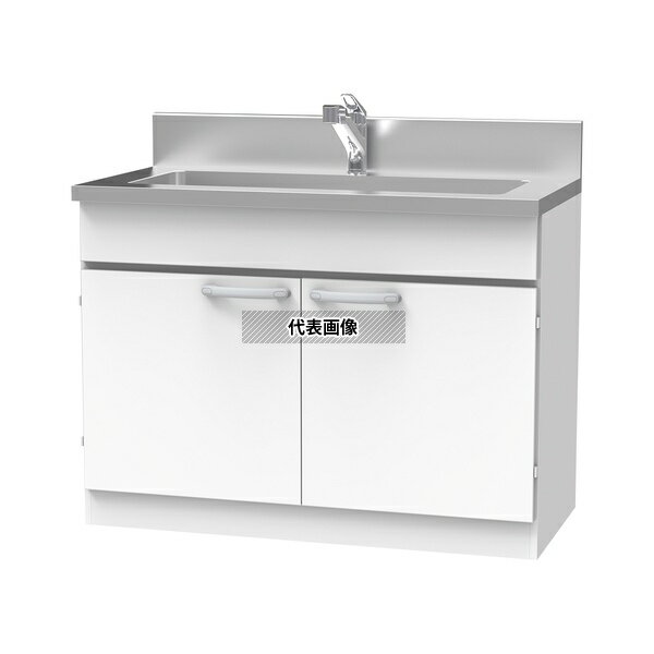 ナビス(アズワン) SL-S12 材料キャビネット(シンク) シングル 1200×600×1050mm [配送制限商品]