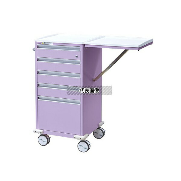 ナビス(アズワン) EC-L アルティア救急カート ラベンダー