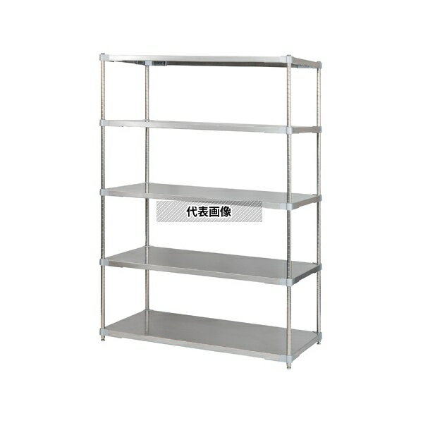 アズワン ASGSS5-60120 ステンレスシェルフ W1210×D610×H1800mm