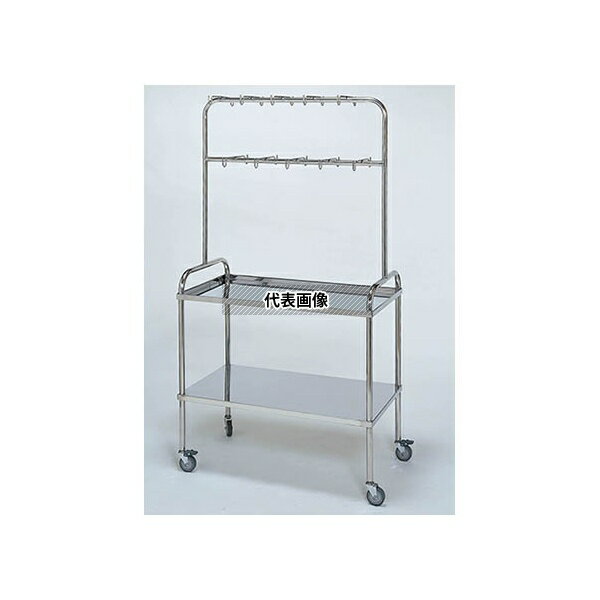 ナビス(アズワン) テンテキショチタ゛イMD-TU アーチ型点滴処置台 (立上) 2段