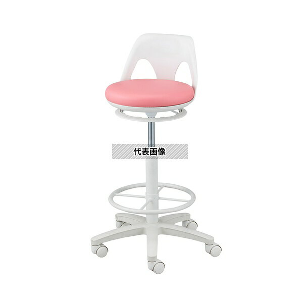 ナビス(アズワン) NV-RP-S ナースチェア(ラクーン/スベラーン)リング付き ピンク