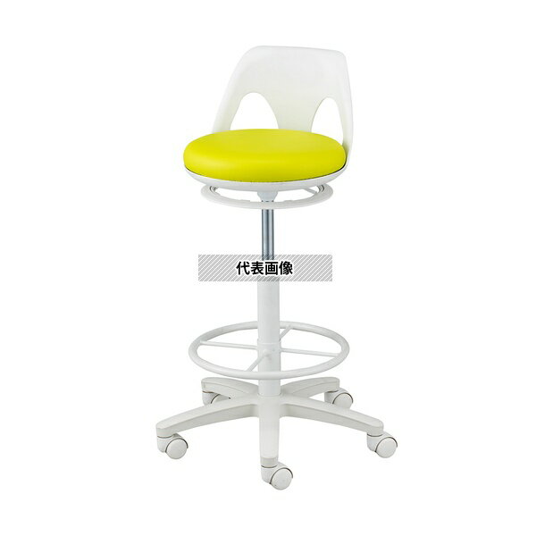 ナビス(アズワン) NV-RG-S ナースチェア(ラクーン/スベラーン)リング付き グリーン