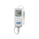 ハンナ インスツルメンツ 乳製品・半固形食品用pH/℃計 校正証明書付 HI99161D 1個