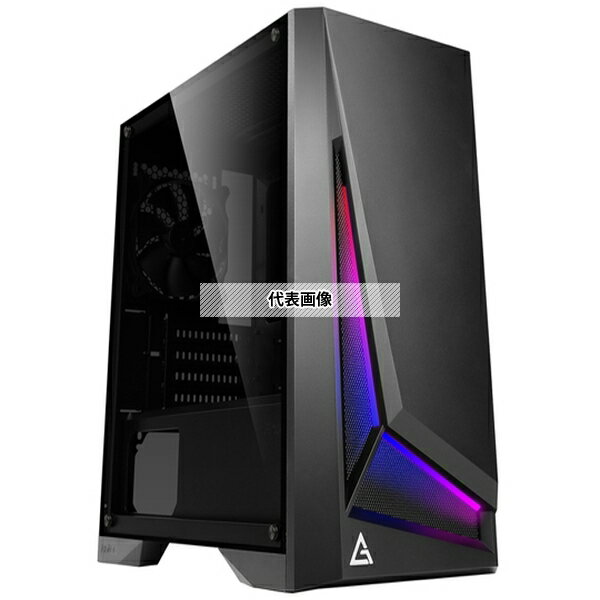 アズワン ARGB搭載 強化ガラス仕様 Micro ATX対応コンパクトPCケース DP301M 1台 65-5649-41