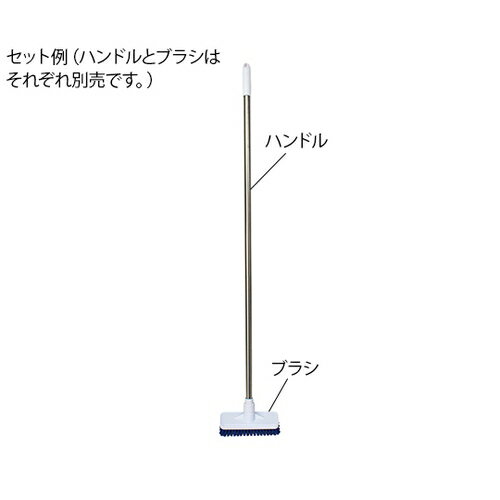 アズワン(AS ONE) デッキブラシ(ブラシのみ) 青 BCP-DB 1個