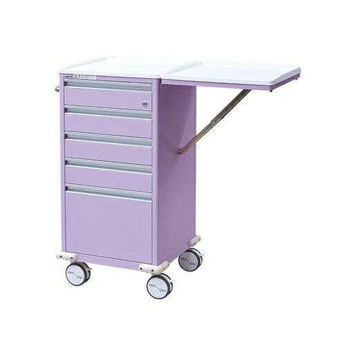 ナビス(アズワン) アルティア救急カート ラベンダー EC-L 1台