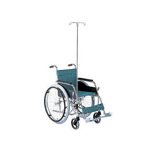 アズワン(AS ONE) 車椅子(自走式／スチール製／ガードル棒付き) ATY-1S 1台