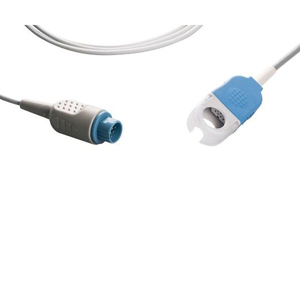 アズワン(AS ONE) 中継ケーブル(日本光電互換) 2.2m NV708-16