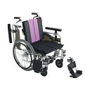 アズワン(AS ONE) 車椅子 とまっティ パープル MBY-41RB 1台