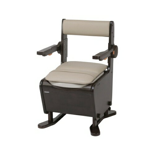 アズワン(AS ONE) 家具調トイレ〈座楽〉 はねあげ 脱臭 プラスチック便座 PN-L23416 1個