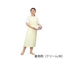 エンゼル(介護用品) 入浴介助エプロン(ひもタイプ) クリーム/M 6013 1枚
