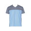 アズワン(AS ONE) 入浴介護Tシャツ(男女兼用) ブルー L 403340-10 1枚