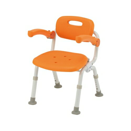 パナソニックエイジフリー シャワーチェア　ユクリア　コンパクトSPおりたたみN　オレンジ PN-L41321D 1個