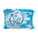 アズワン(AS ONE) 水分たっぷり純水99%以上 新生児からのおしりふき(4)
