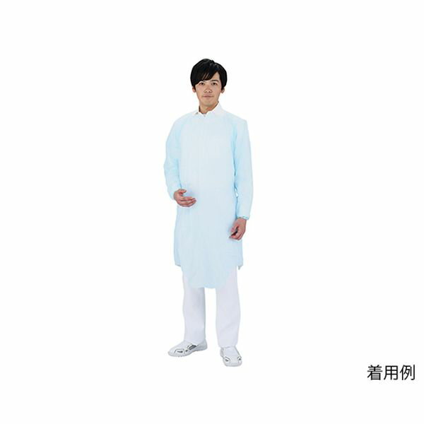 アズワン(AS ONE) フジポリエプロン 袖付 M