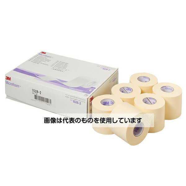 スリーエム マイクロフォーム(TM) サージカルテープ 50mm×5m 1箱(6巻入) 1528-2 入数：1箱(6巻入)