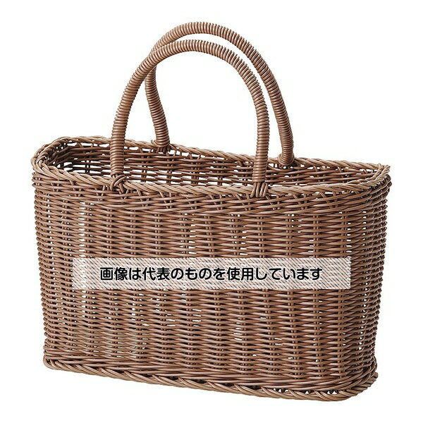 ちどり産業 PP湯かご 小 ブラウン 91-16 入数：1個