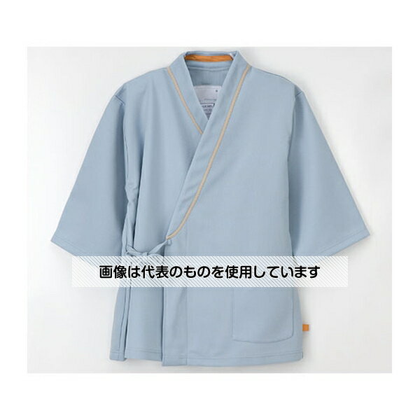 ナガイレーベン 検診衣(上衣・はおりタイプ) グレー M LK-1431 入数：1枚