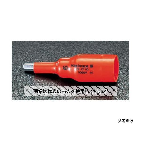 エスコ 1/2"DRx 8mm [INHEX]絶縁ビットソケット EA640LG-8 入数：1個