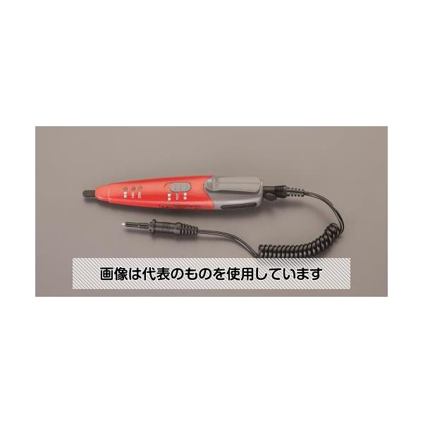 【アズワン AS ONE】実験室設備 工具類 工具、道具 ●ケースは付属していません。 商品の仕様 ●型番：HT-670 ●検電範囲：AC・DC50〜600V ●ランプと音でお知らせ ●電源：LR44×2個(付属) ●全長：137mm ●重量：26g ●交直両用 ●誘導電圧の判別が可能 ●用途に合わせた感度切替が可能 【※ご注意ください】商品は代表の画像を使用しています。